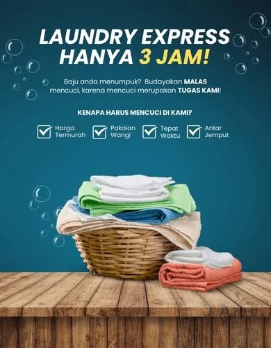 Palem Laundry: Solusi Cuci Setrika Lipat 24 Jam di Cilacap
